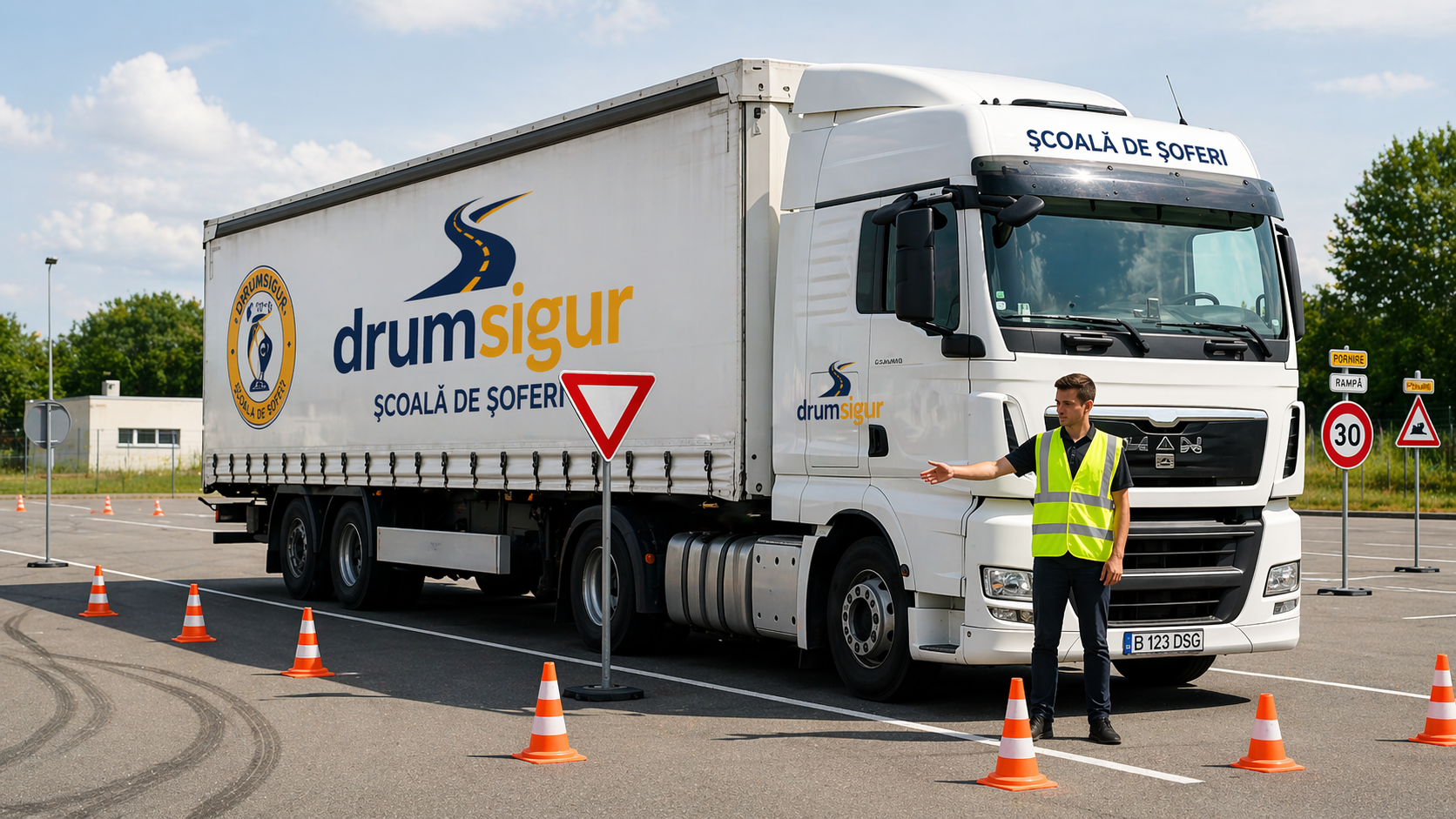 Permis camion cu remorcă categoria CE